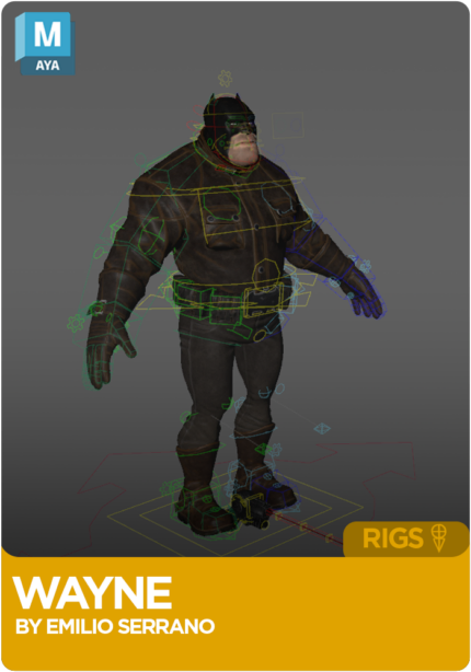 Batman Wayne Rig for Maya