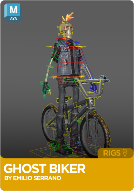 Ghost Rider Rig for Maya