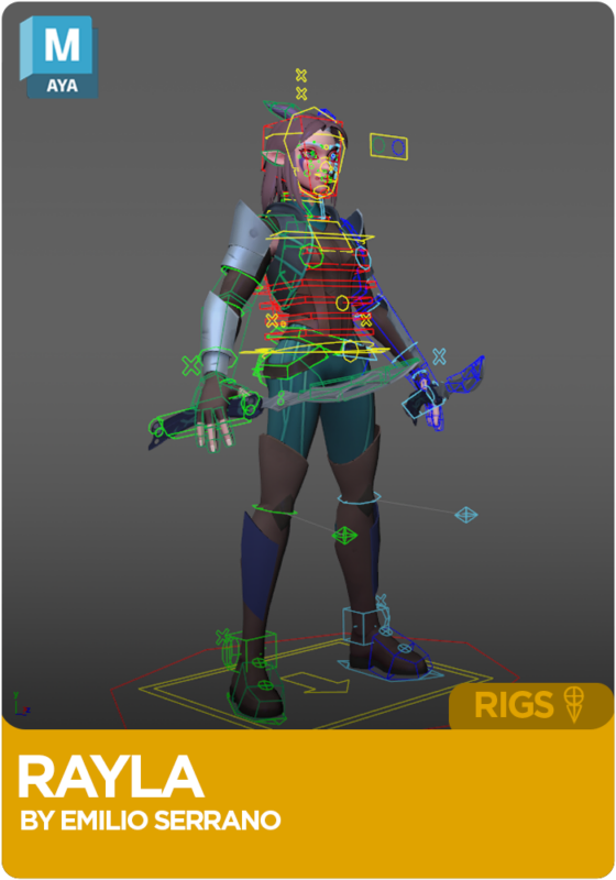 Rayla Rig for Maya