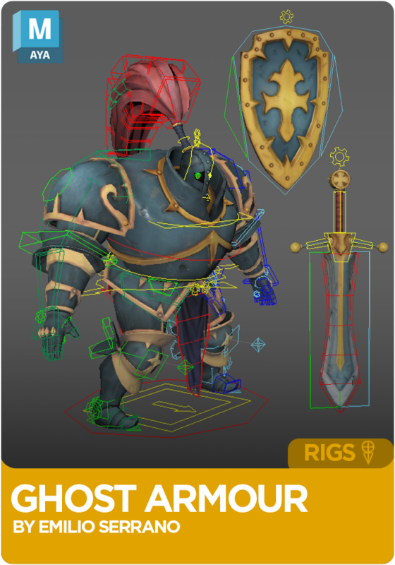 Ghost Armour Rig for Maya