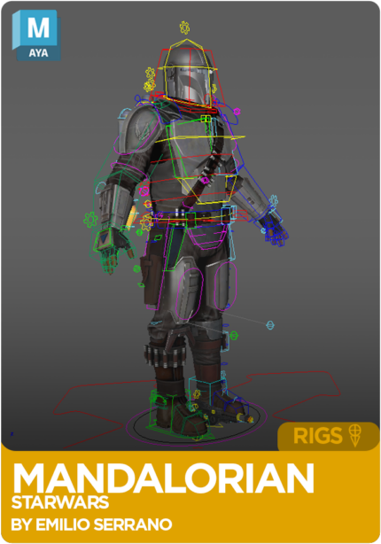 Mandalorian Rig for Maya
