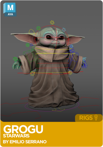 Grogu Rig for Maya