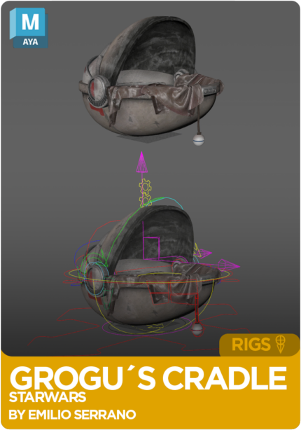 Star Wars Childs Cradle Rig for Maya