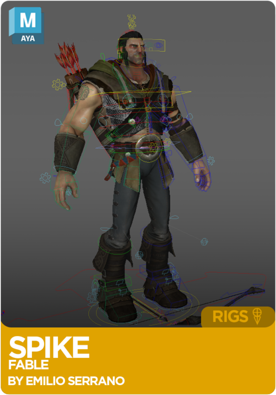 Fable Spike Rig for Maya