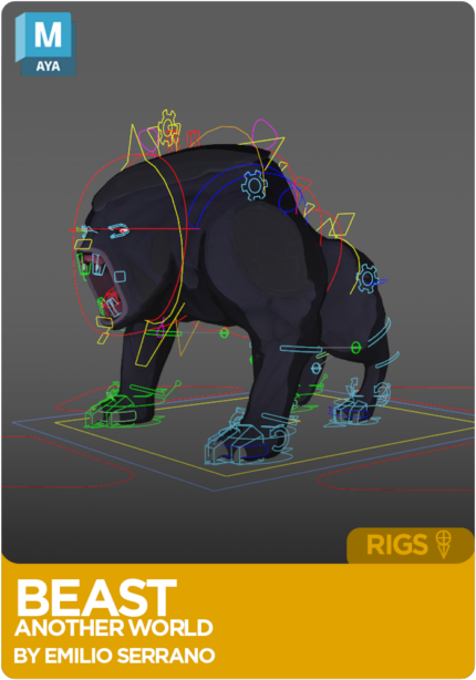 Another World Beast Rig for Maya