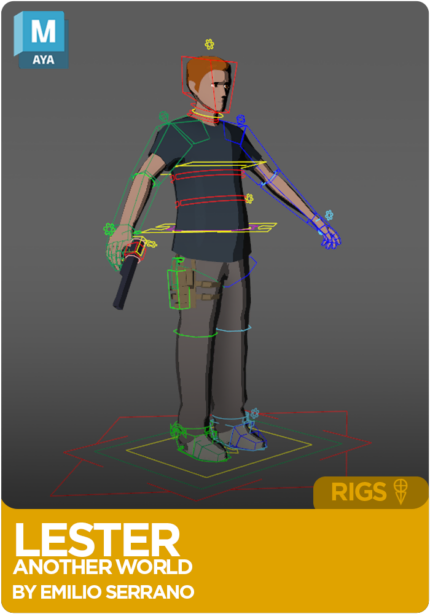 Another World Lester Rig for Maya