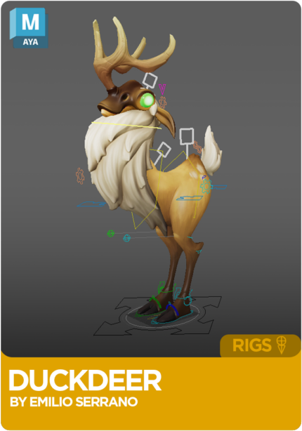 DuckDeer Rig for Maya