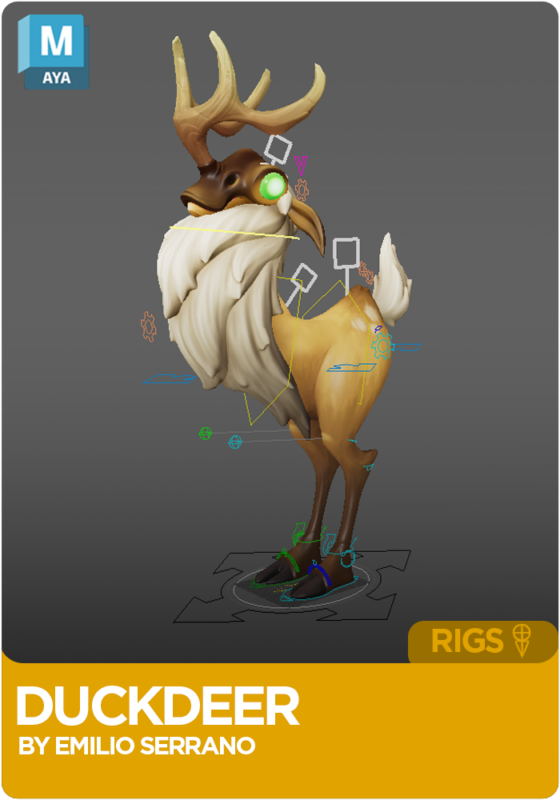 DuckDeer Rig for Maya