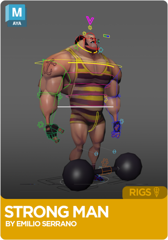 Strongman Rig for Maya