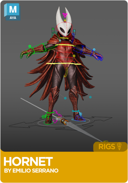 Hornet Silksong Rig for Maya