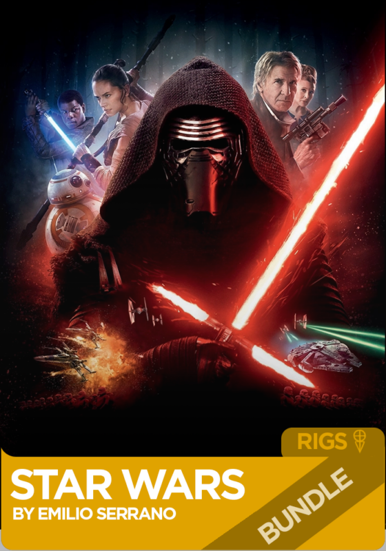 Star Wars Force Awakens Rig Bundle for Maya