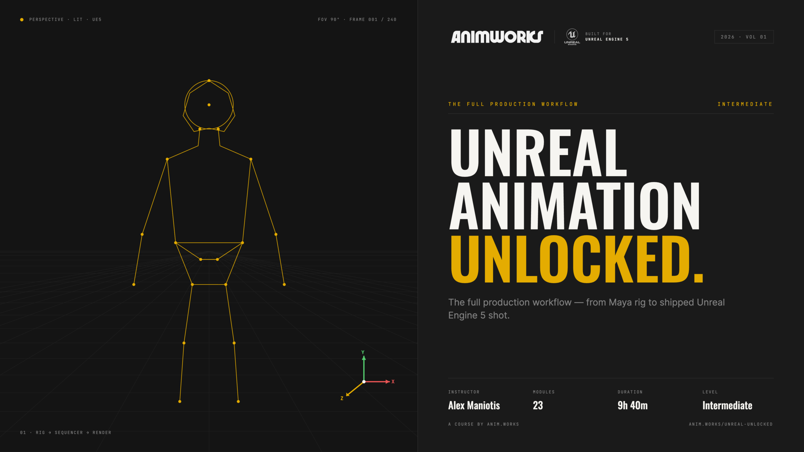 Unreal Animation Unlocked Thumbnail Animworks