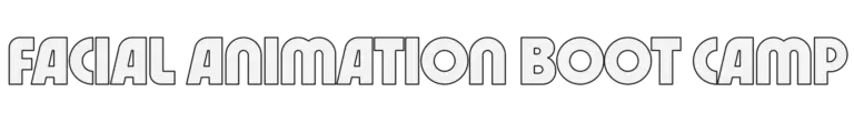 Facial Animation Boot Camp Lettering