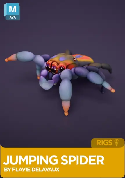 Jumping Spider Rig by Flavie Delavaux Animworks