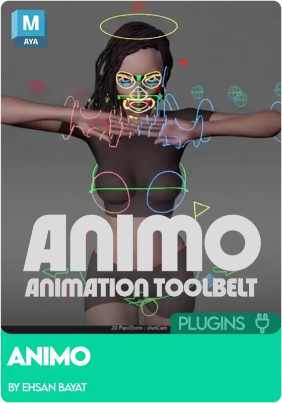 Animo Maya animation toolset by Ehsan Bayat