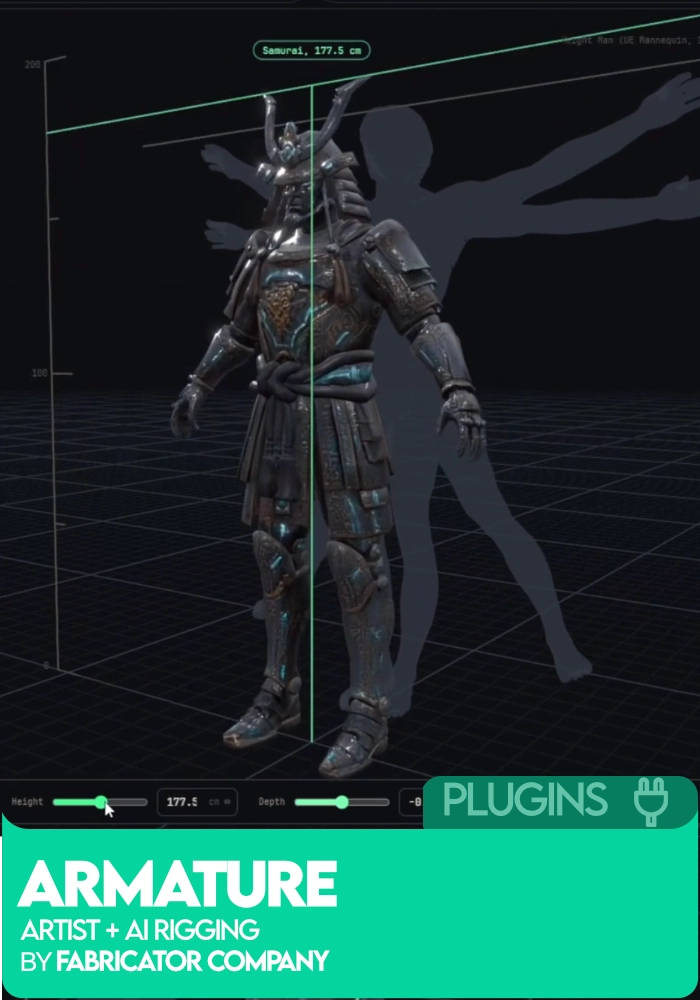 Armature Artist+AI Rigging - AI character rigging software for Windows