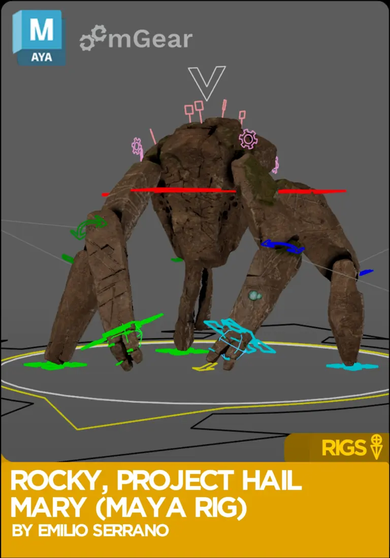 Rocky, Project Hail Mary (Maya Rig)